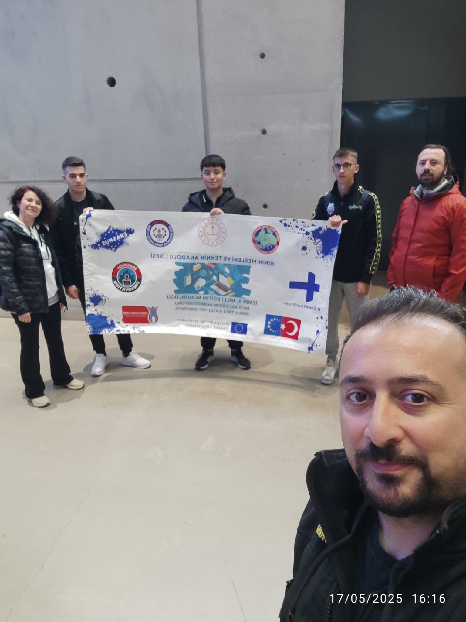  Kınık Vocational and Technical Anatolian High School, consisting of three students and one accompanying teacher, arrived in Finland / Olektia Oy as part of the Erasmus+ Programme.  