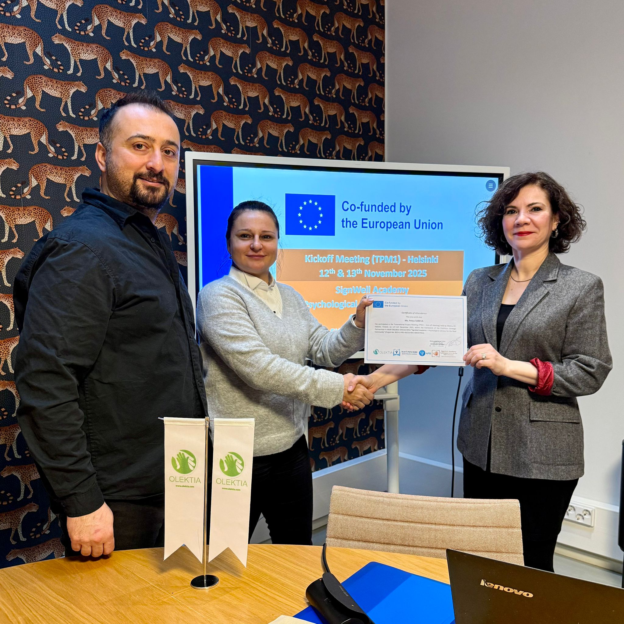  EU SignWell Project Kickoff Meeting Helsinki-Finland 